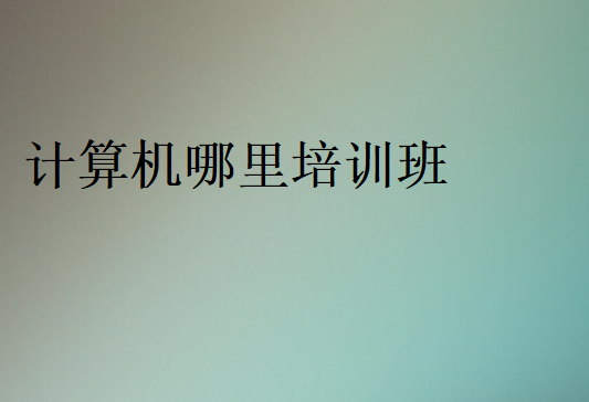 學(xué)計(jì)算機(jī)可以到中博教育